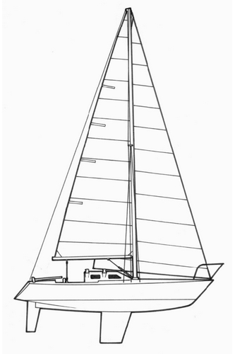 The monohull Hot Flash is a Gougeon Brothers boat designed by Gary Mull, and later renamed Boomerang.