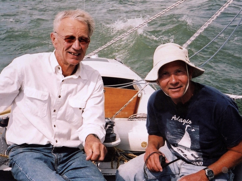 Meade and Jan Gougeon enjoyed sailing together and competitively throughout their lives.