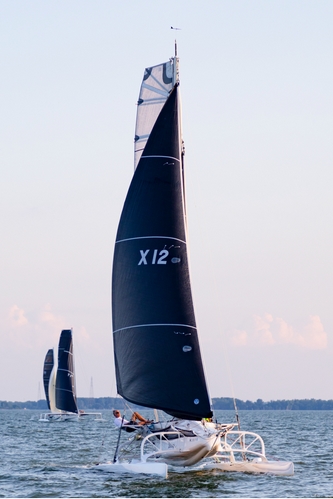 Strings may be one of the Gougeon Brothers most unusual multihulls.